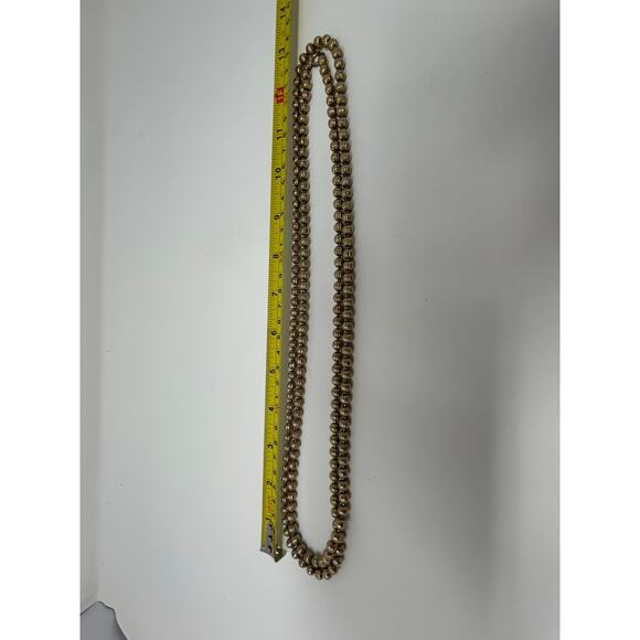 Vintage Gold Tone Ball Necklace - Picture 4 of 6